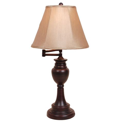Latchbury 10-in Bronze LED Touch Uplight <strong>Table Lamp</strong> with Glass Shade. . Lowes lamps table